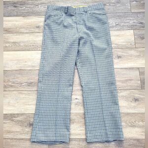 Vintage men's Anderson-Little Co trousers,  blue and white checked plaid